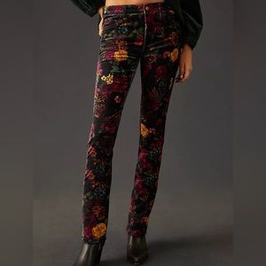 Pilcro Mid-Rise Velvet Skinny Jeans from Anthropologie